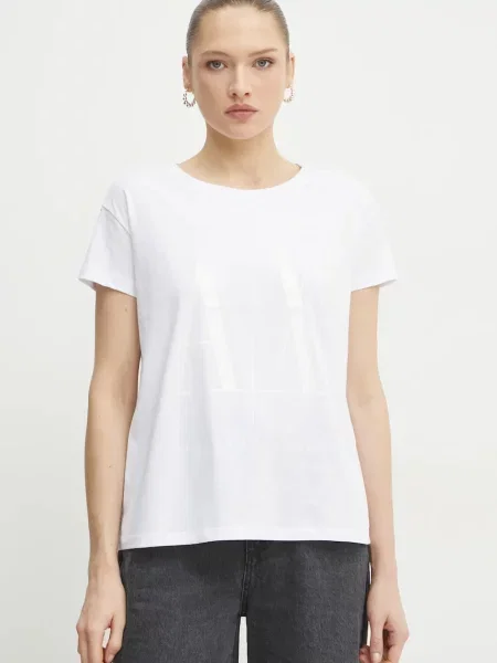 Armani Exchange Kratka majica bela
