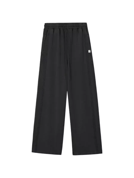 Pantaloni Mini Cream cu cordon gri