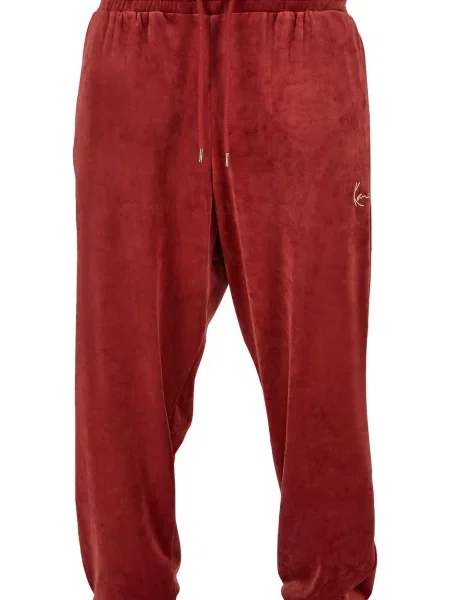 Urban Classics Pantaloni / roşu închis bej