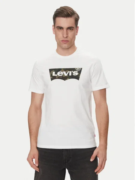 Тениска Levi's с принт бяло