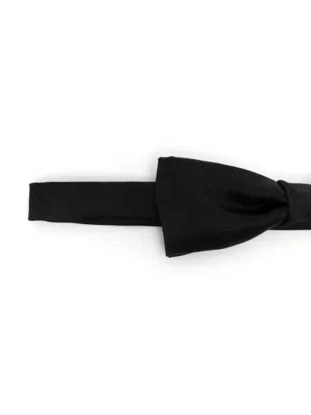 Cravată Manuel Ritz cu funde din țesătură twill negru