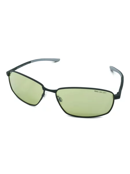 Ochelari de soare Nike cu cordon din jerseu cu imprimeu abstract gri