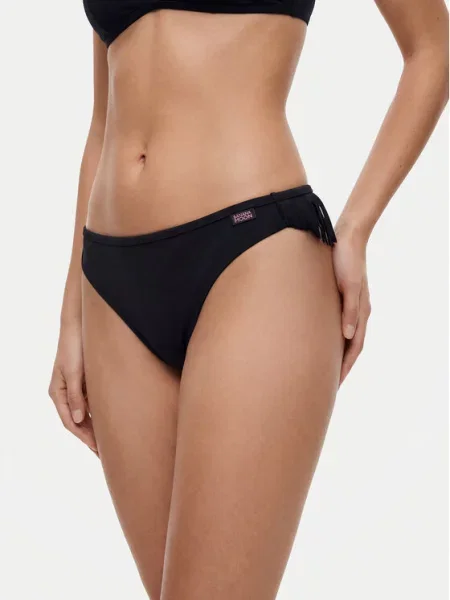 Banana Moon Dół od bikini Vanita Fringes czarny