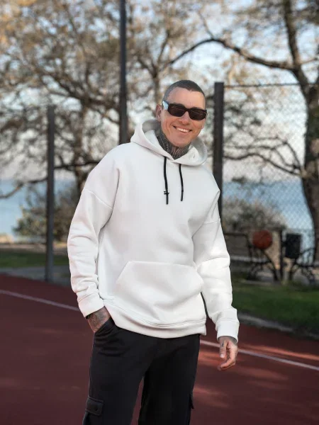 Худі TeamV білий