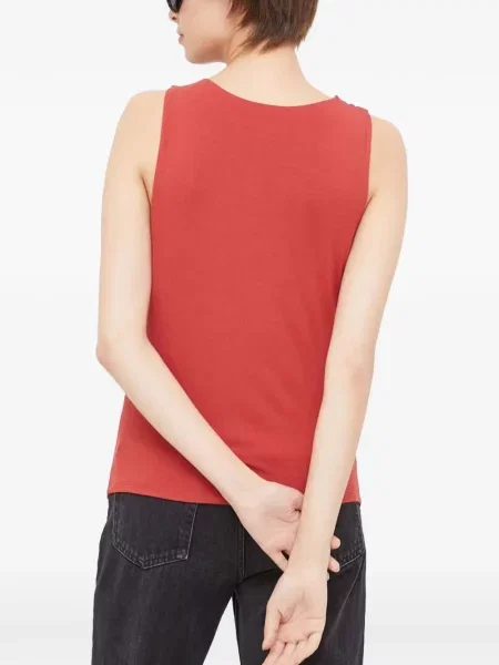 Top Dkny fără mâneci roșu