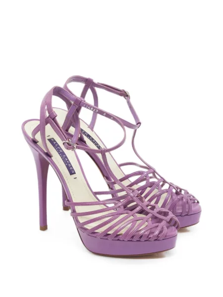 Sandale Ralph Lauren Collection cu bretele violet