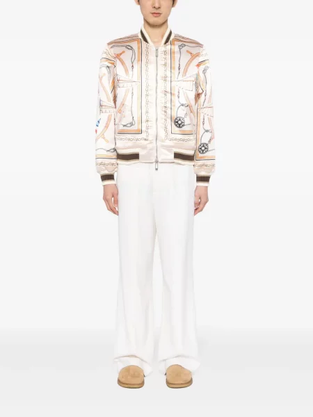 Bomber striukė Rhude satino oranžinė