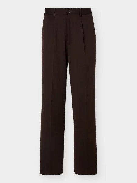 SCOTCH & SODA Hlače s naborima čokolada
