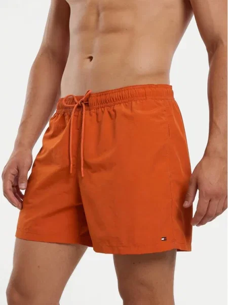 Plavecké šortky Tommy Hilfiger oranžové