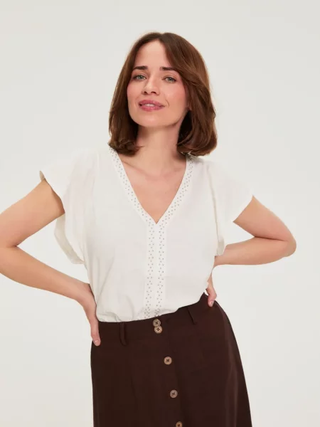 Tricou Marisse alb