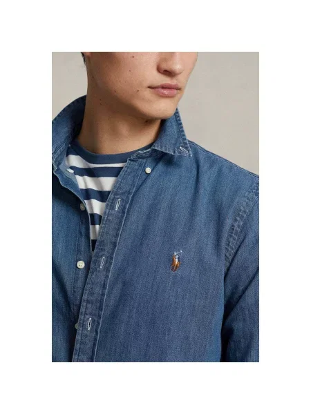Polo Ralph Lauren Košile Core Replen Tmavomodrá modrá