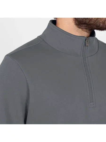 Bluza z zamkiem Jako Organic szara