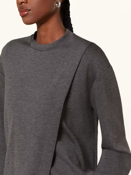 Inwear Bluza Nierozpinana Gidaiw W Stylu Kopertowym grau szara