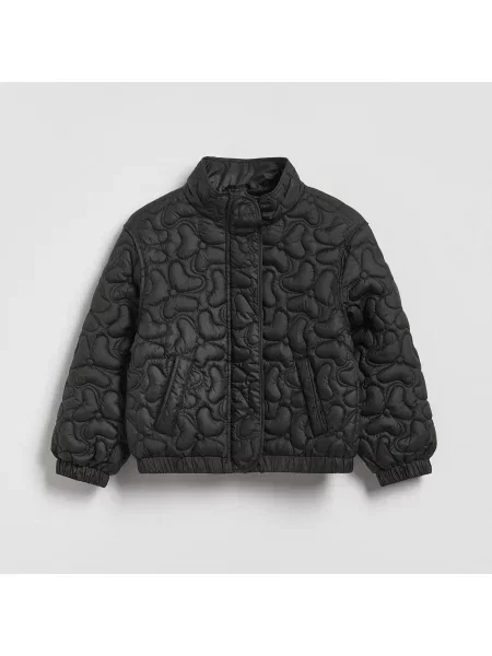 Reserved Prošívaná bunda bomber černý
