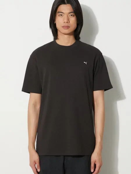 Puma t-shirt MMQ gładki czarny