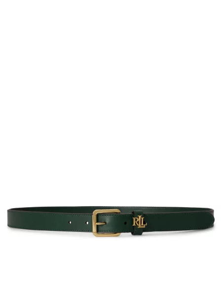 Pásek LAUREN RALPH LAUREN Tmavě zelená
