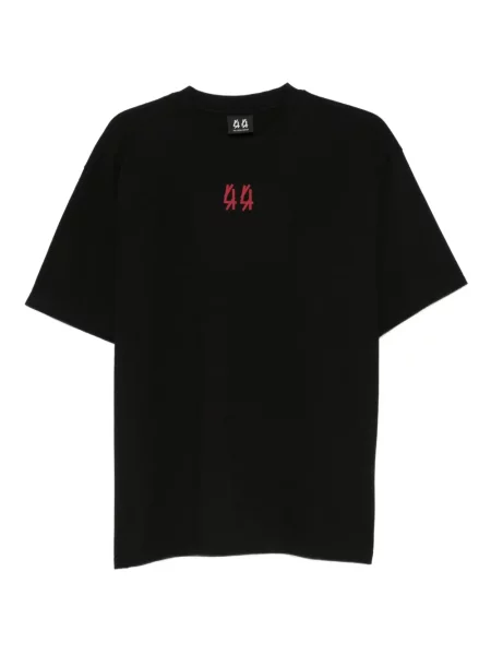 Tričko 44 Label Group s výšivkou černé