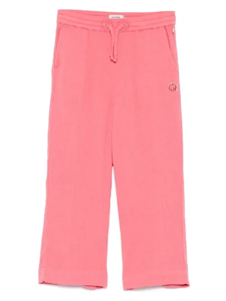 Spodnie dziecięce Scotch & Soda różowe