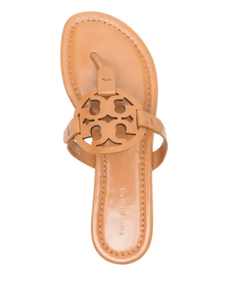 Sandale Tory Burch fără toc maro