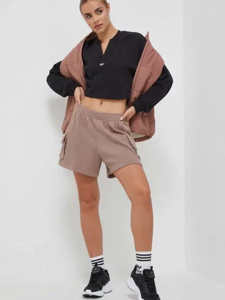Bombažen pulover Reebok Classic črna