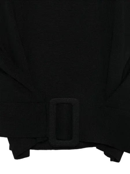Decupat pulover Semicouture cu cataramă negru