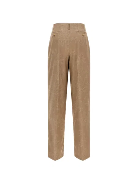 Pantaloni Etro cu model paisley din jacard