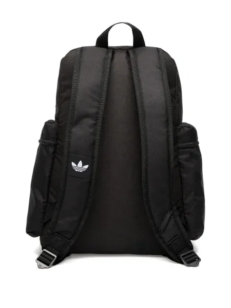Top Adidas cu dungi din jerseu cu imagine gri