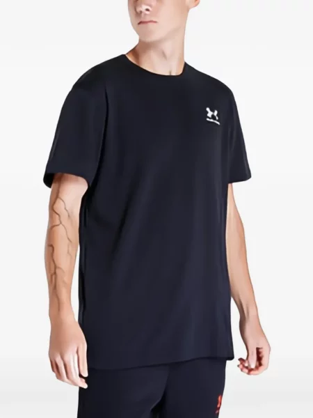 Izolat tricou Under Armour cu broderie negru