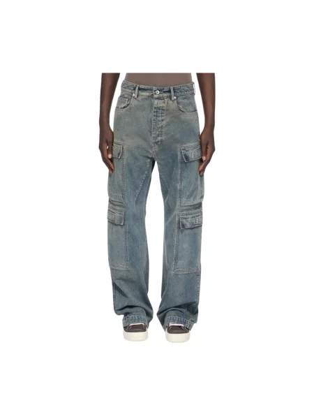 Jeansy Rick Owens niebieskie