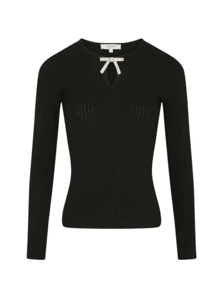 Fustă din piele Morgan negru