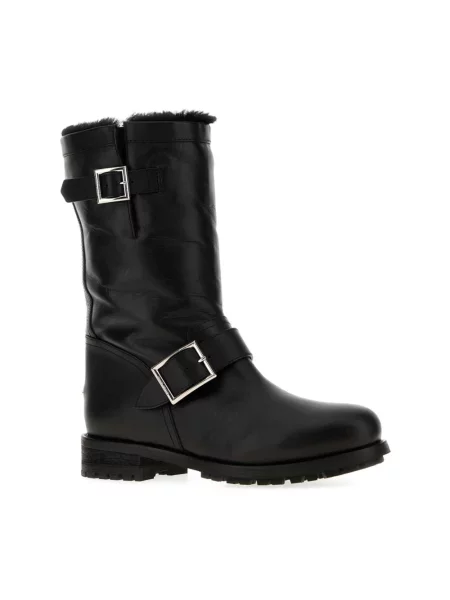 Kozaki Jimmy Choo skórzane czarne
