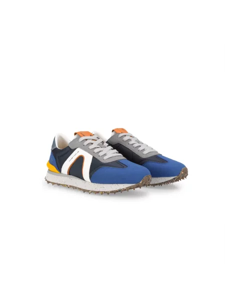 Sneakersy Ambitious skórzane niebieskie