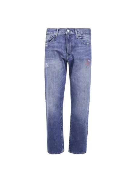 Jeansy straight leg Polo Ralph Lauren niebieskie