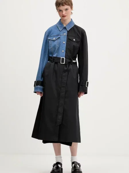 Karl Lagerfeld Jeans palton negru