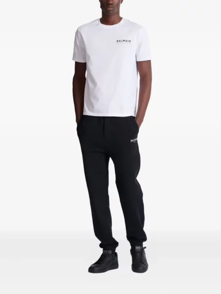 Tricou Balmain cu imagine alb