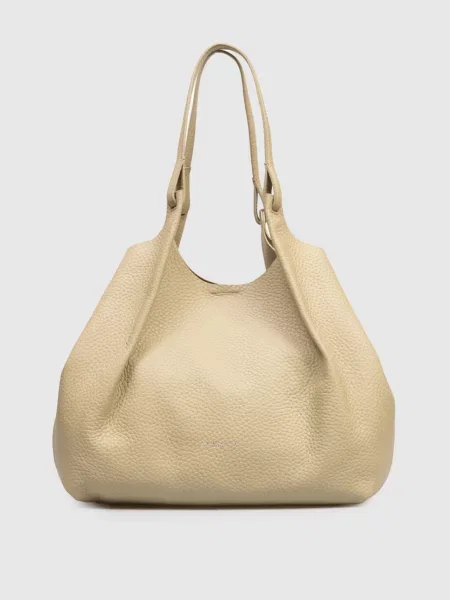 Шкіряна сумка-тоут Dua Gianni Chiarini зелена