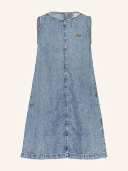 Džínové šaty Calvin Klein Jeans modré