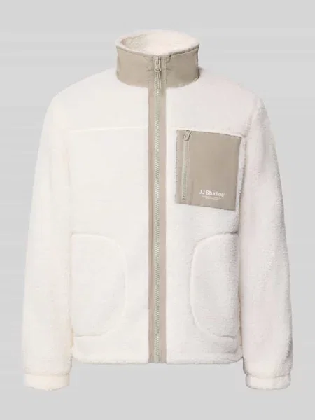 Kurtka z polaru ze stójką model SOHO' Jack & Jones biała