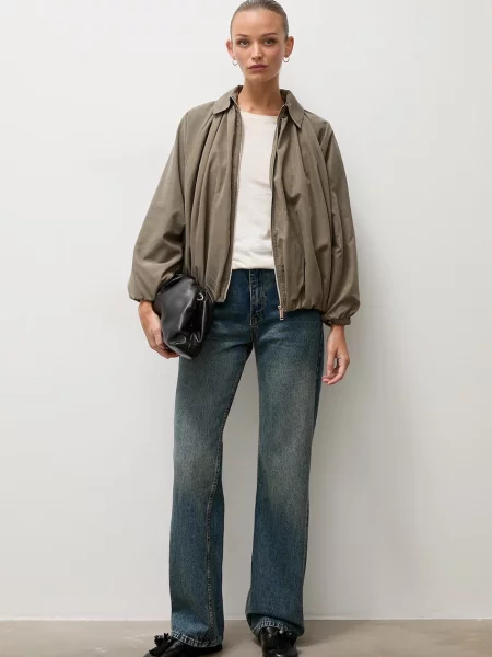 Answear.LAB geacă oversize pentru femei verde