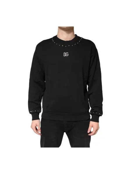 Bluza Dolce And Gabbana z ćwiekami czarna