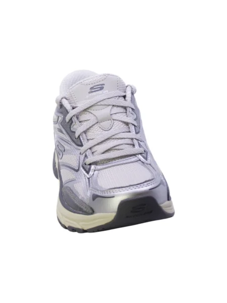 Pantofi Skechers argintiu