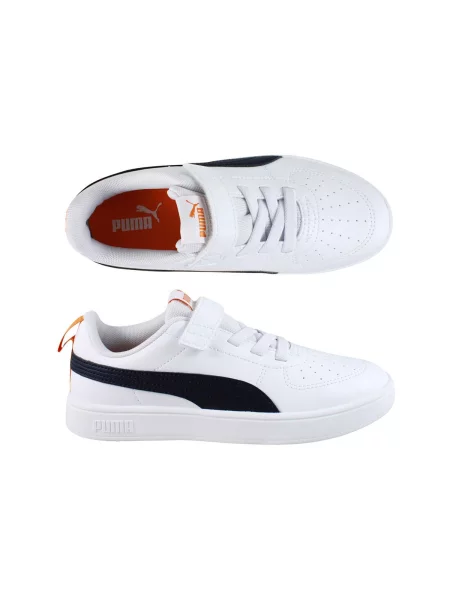 Pantofi Puma cu velcro alb