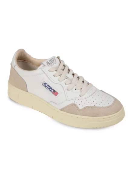 Sneakersy Autry zamszowe białe