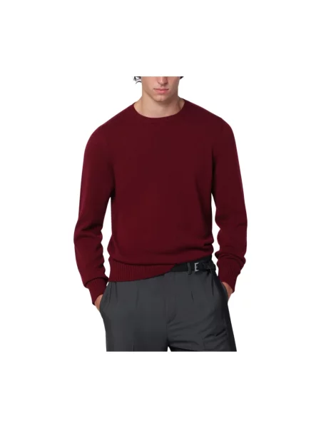 Sweter Drumohr z kaszmiru czerwony