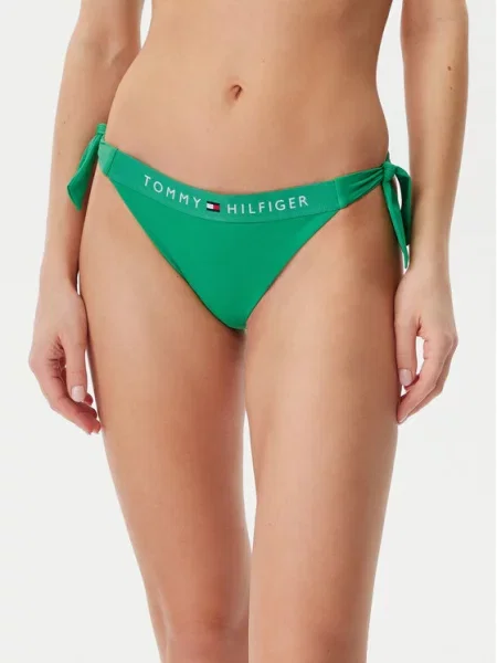 Spodnji del bikini Tommy Hilfiger zelena