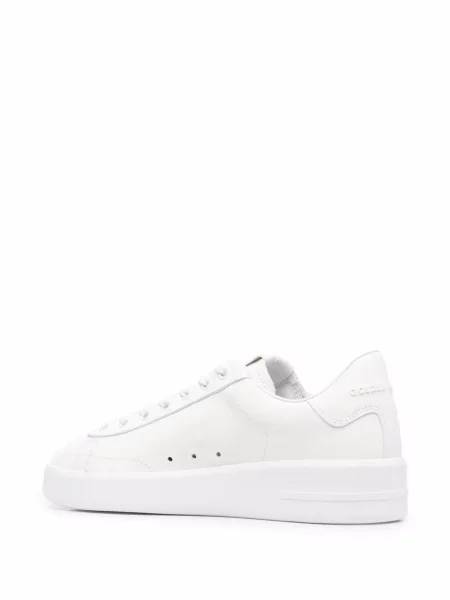 Kožené tenisky Golden Goose bílé