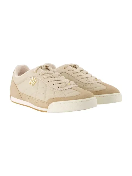 Sneakersy Amiri skórzane bez obcasa beżowe