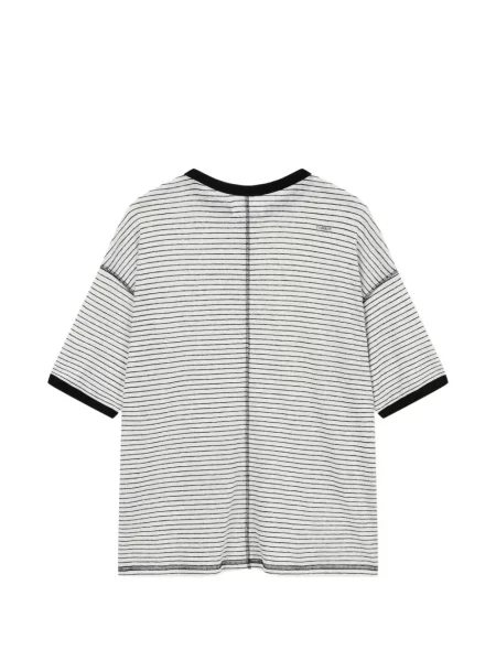 Scurt tricou Tomboy alb
