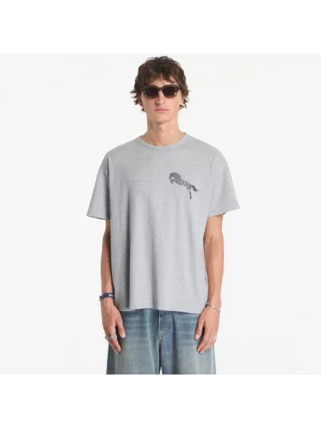 Tricou T-Shirt Grey Melange XL gri