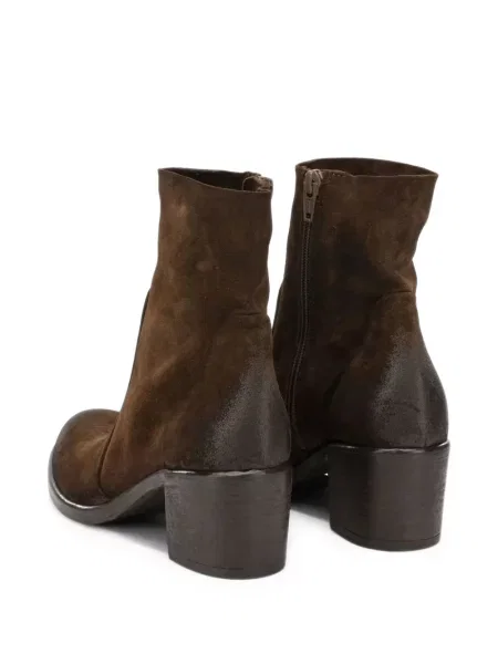 Μποτάκια αστραγάλου Strategia Shoes σουέντ καφέ